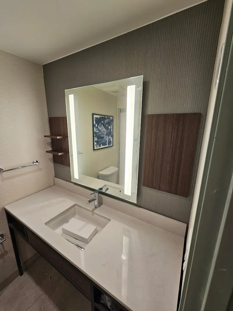 Bathroom Faucet and Mirror Install